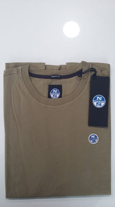 Tshirt κοντομανηκο North Sails χακι 3500E