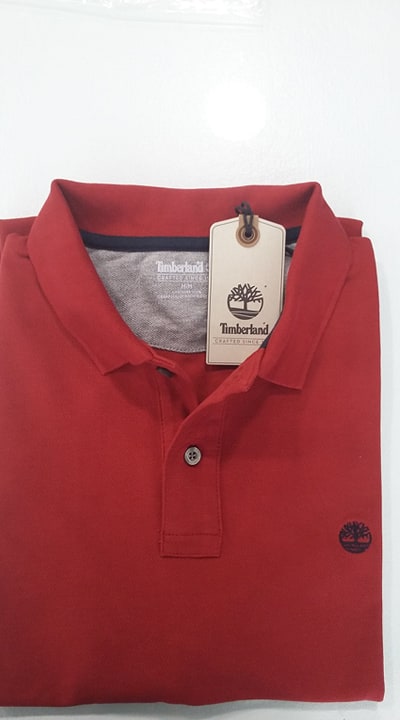Πολο κοντομανηκο Timberlandκοκκινο 6500E