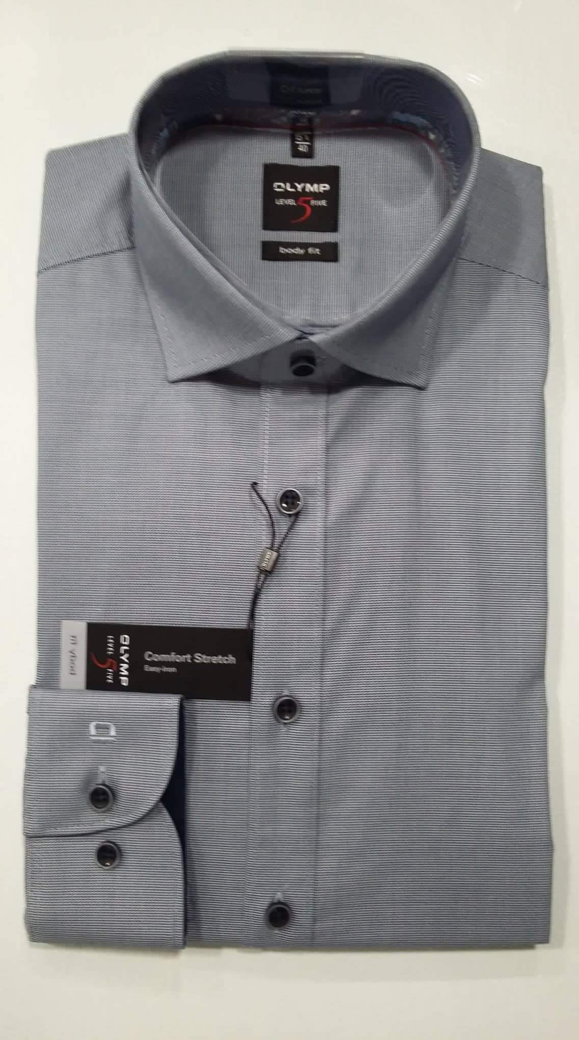 Πουκαμισο OLYMPμακρυμανικογκριβαμβακερο 75