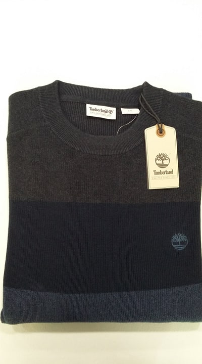 Πουλοβερ Timberland100βαμβακιριγε μπλε ραφ 10000E