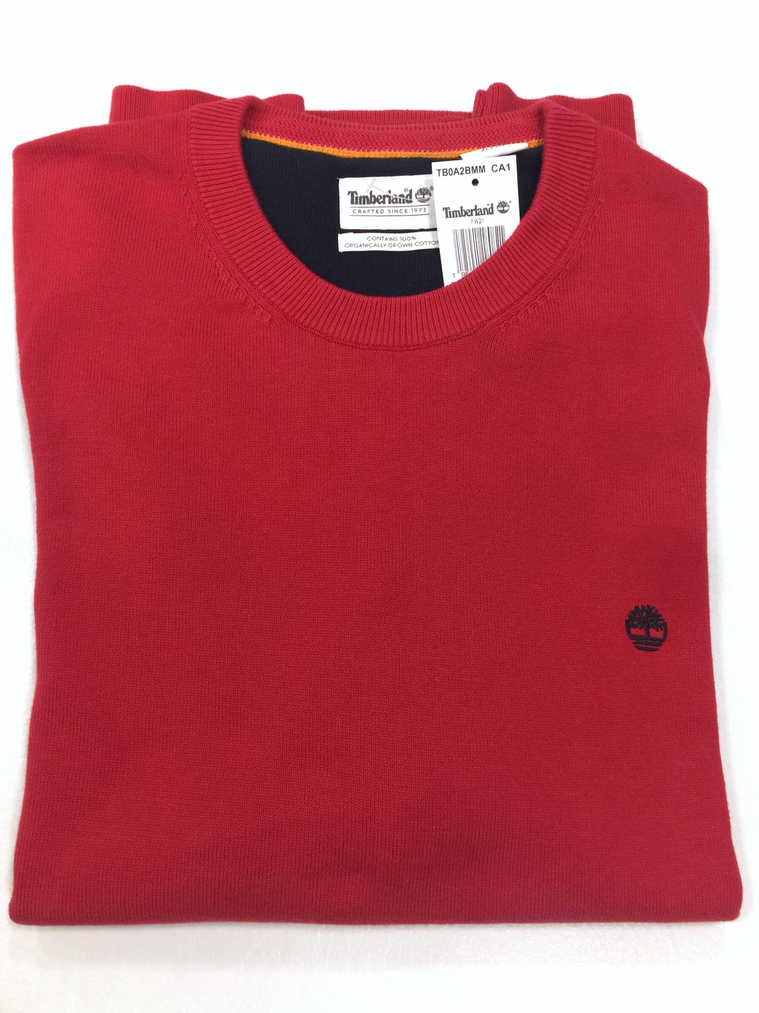 Πουλοβερ βαμβακερόTimberland κοκκινο 8000E